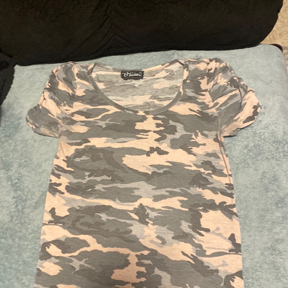 Pink camo shirt